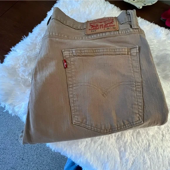 Mens Levis 513 Straight leg jeans - Picture 3 of 11